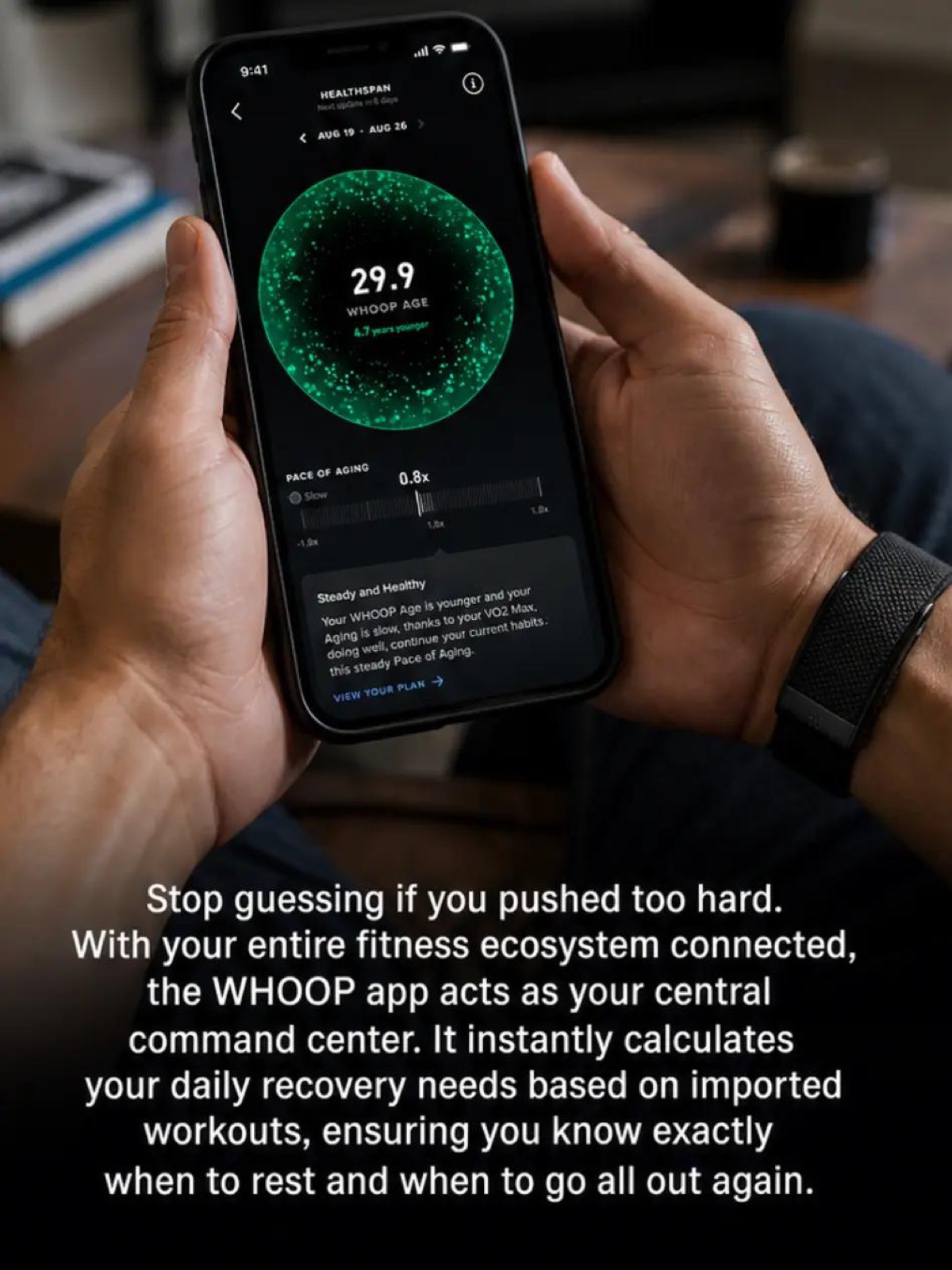WHOOP wearable AI campaign image 4