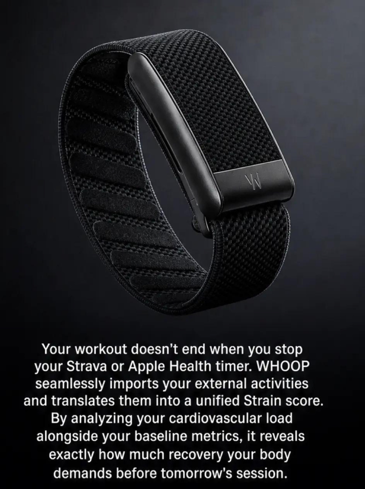 WHOOP wearable AI campaign image 5